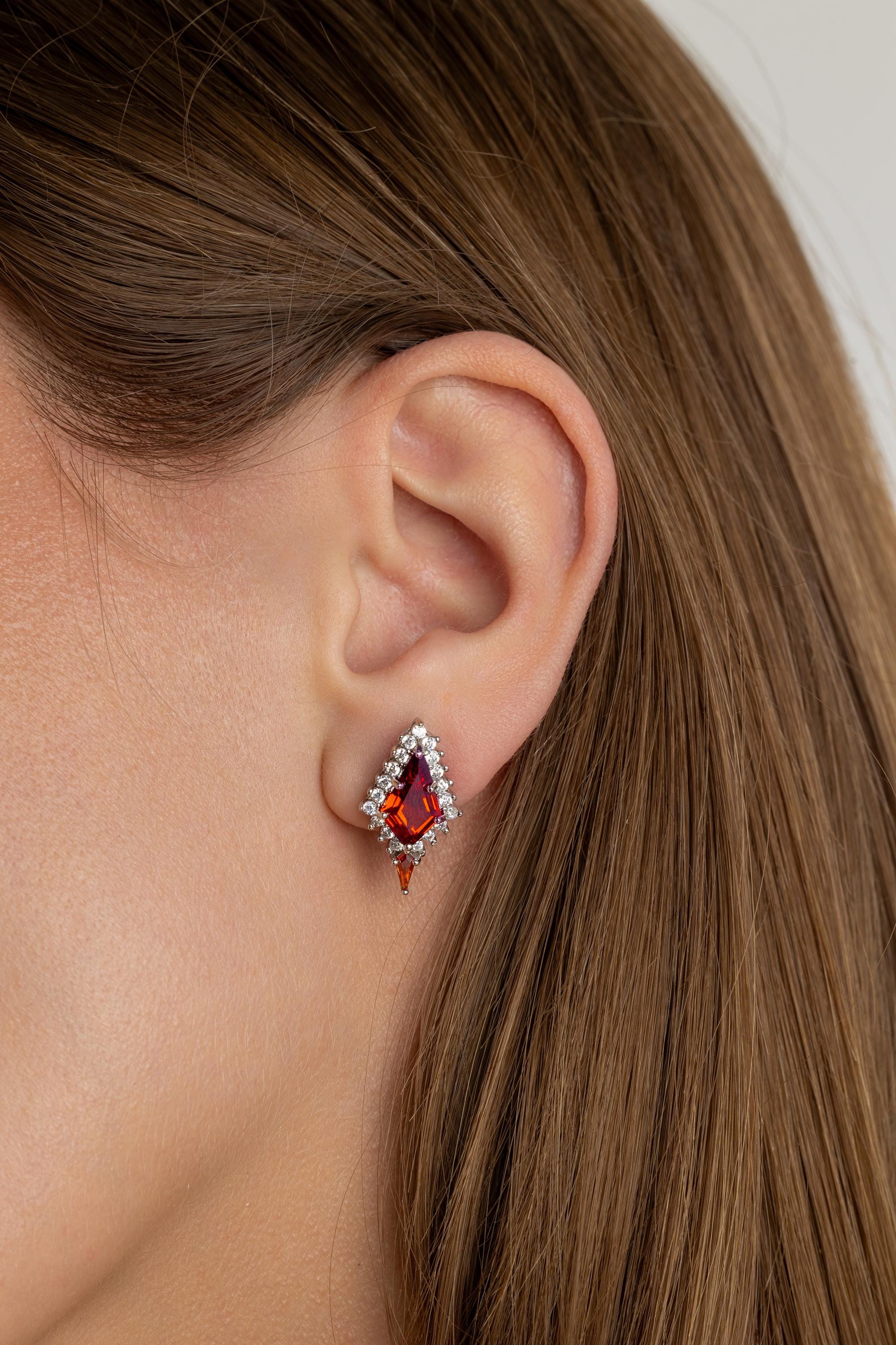 Garnet Ring & Necklace and Earring Set, Garnet Silver Set, Woman Necklace Earring Ring Set, Garnet Earring Ring Necklace Set, Garnet Set