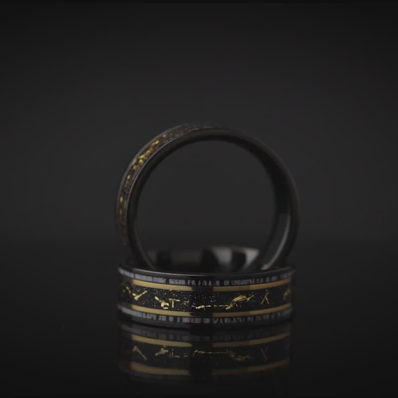 Cosmic Galaxy Band, Deer Antler Band, Deer Antler Ring, Gold Space Galaxy Ring, Antler Tungsten Ring, Wedding Band, Mens Tungsten Ring, 8mm