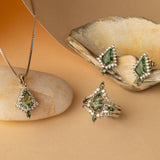 Kite Flight - Ring & Necklace & Earrings Set