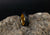 Cosmic Dust - Meteorite Ring Black, Sandblasted Brushed Meteorite Band, 8mm